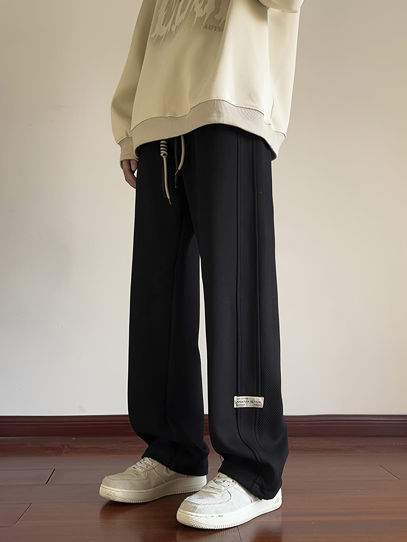 Stylish Men's Casual Straight-Leg Pants
