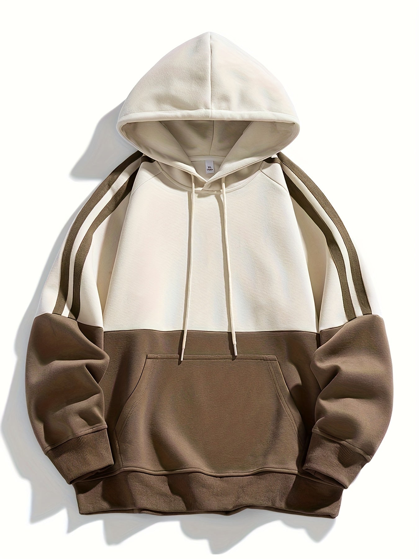 Men'S Casual Color Block Hoodie